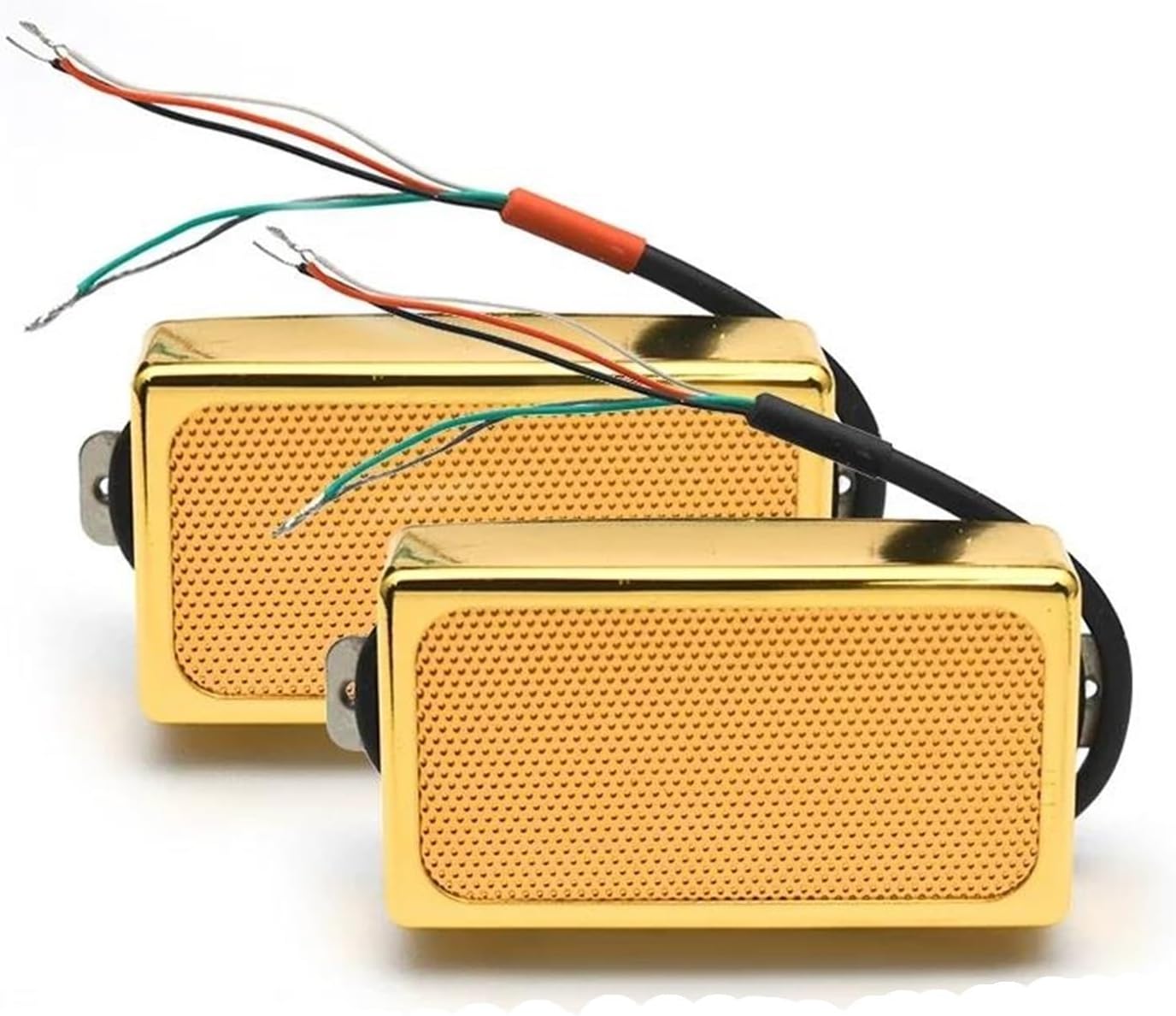 Acoustic Guitar Pickups Brass Cased Acoustic Guitar Humbucker Pickup With 4 Coils(3)
