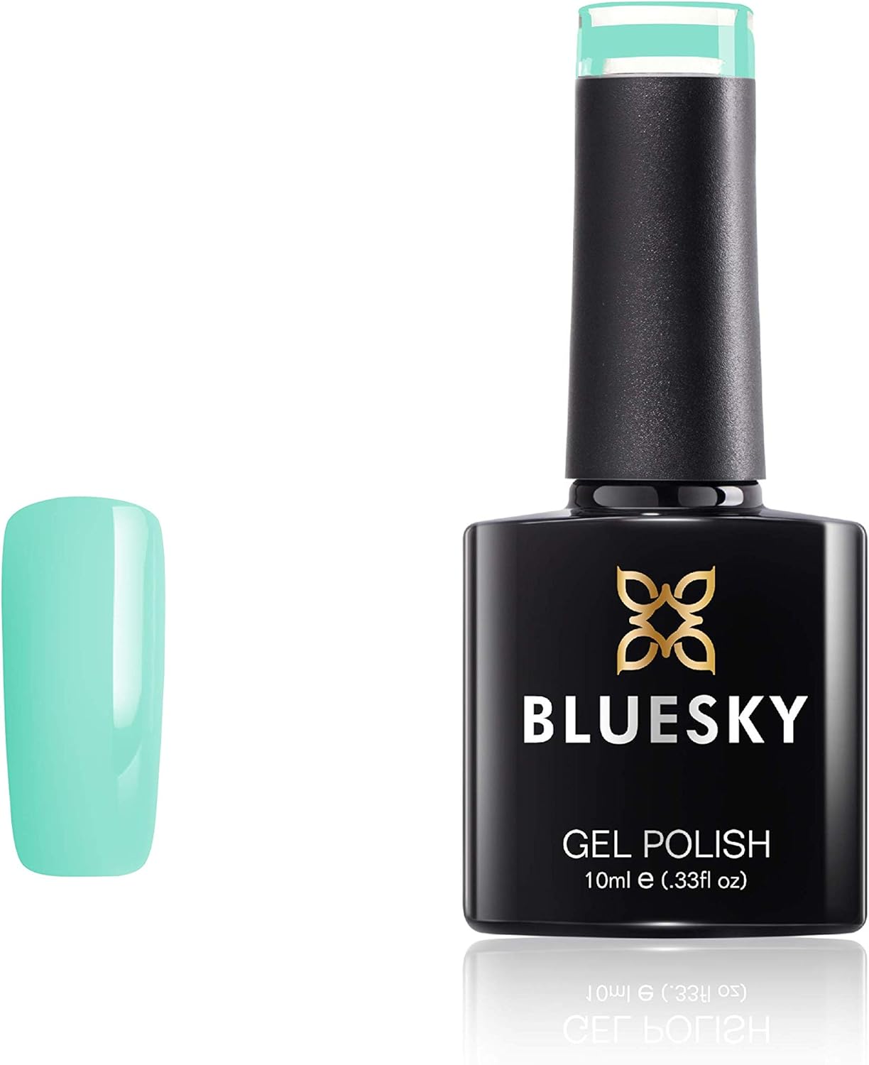 Bluesky Gel Nail Polish, Mint Humbug Pastel 11, Green, Mint, Pastel Long Lasting, Chip Resistant, 10 ml (Requires Drying Under UV LED Lamp)