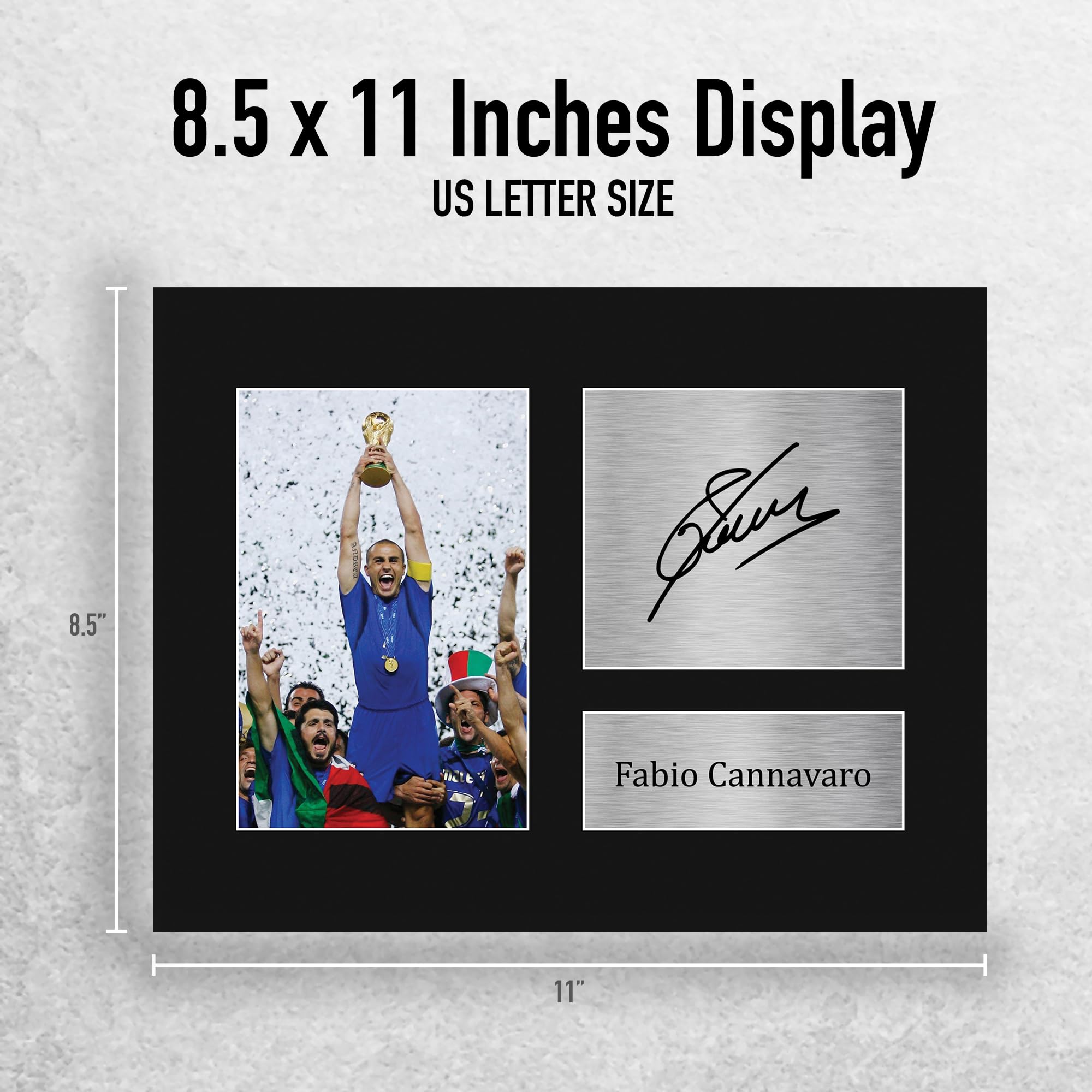Amazon.com: HWC Trading Fabio Cannavaro Italy Gifts Printed Signed