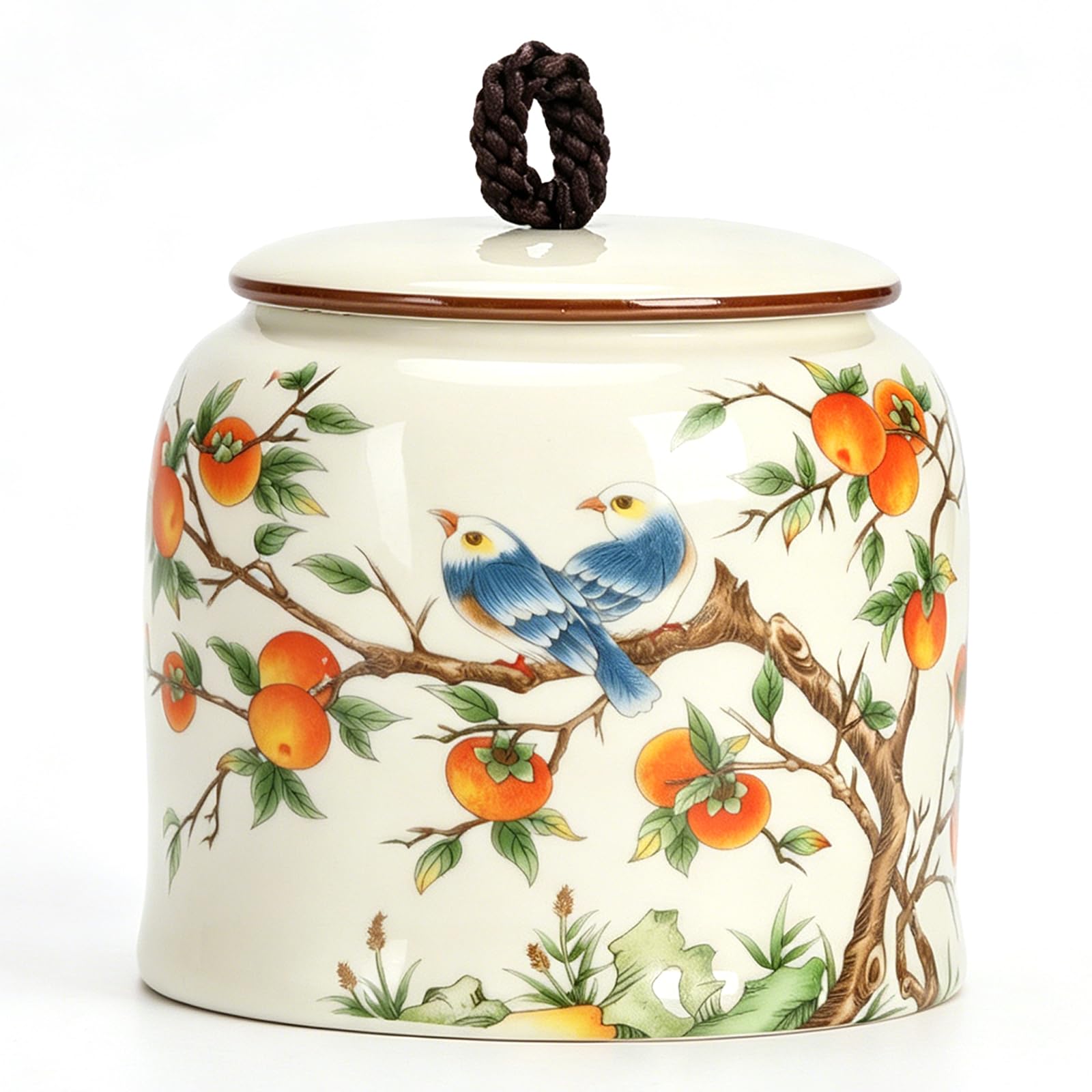 DQZRTUECA Ceramic Airtight Lid Tea Canister