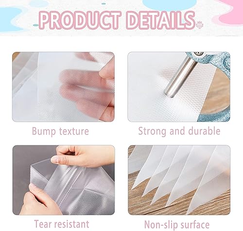 Miniatura 3 de BeeSpring Bolsas de pastelería desechables – Bolsas de pastelería antiestallido de 12 pulgadas, 50 bolsas gruesas antideslizantes para glaseado de