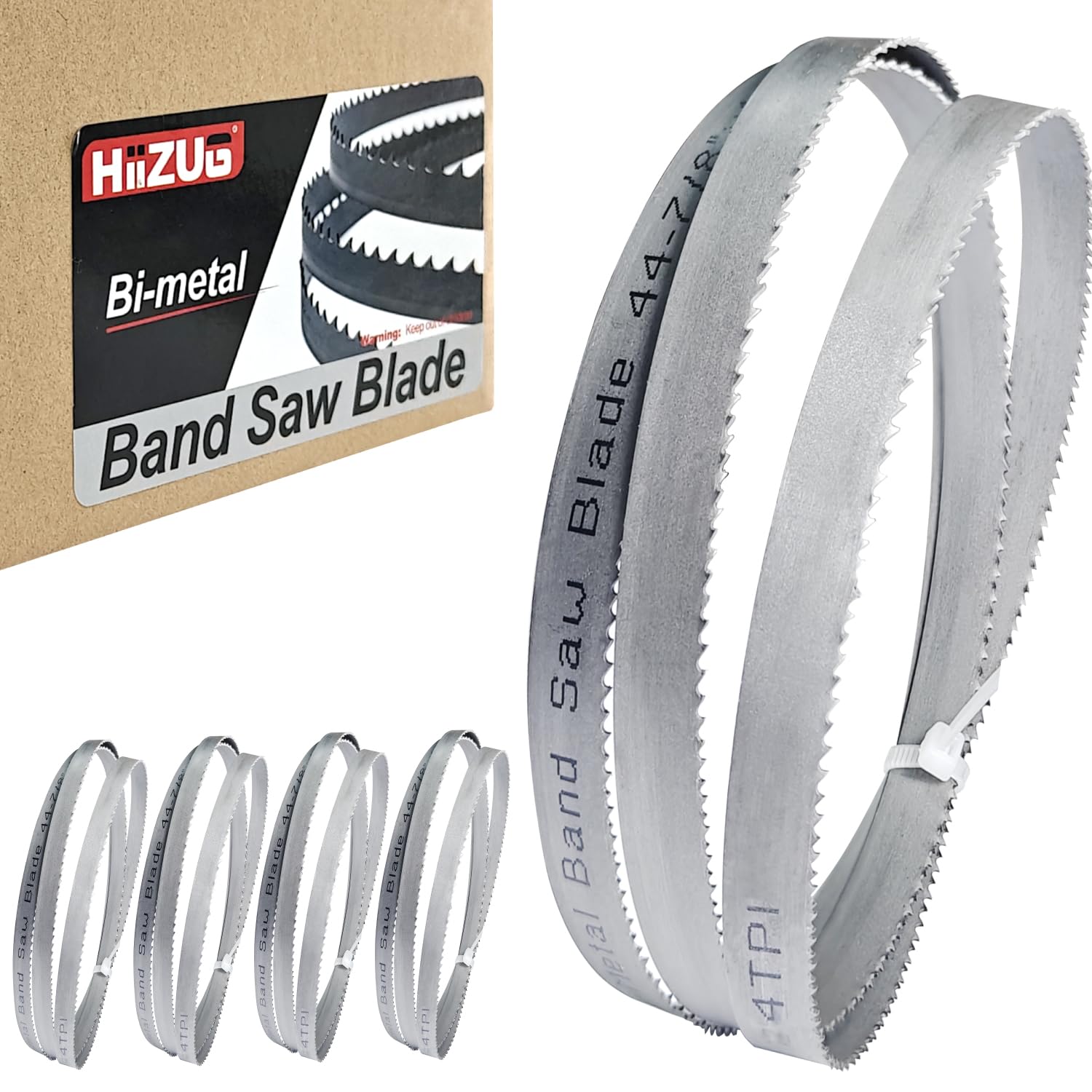44-7/8 Inch Bandsaw Blades 24 TPI (5 Pack) for DeWalt DW3984 Band Saw Blade Milwaukee 48-39-0531, 44-7/8" x 1/2" x 0.02"