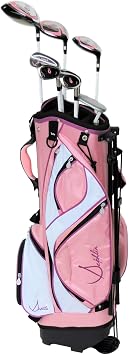 Lady Talia Pink Right Hand 7 Pieces Golf Clubs Set and Golf Bag Ages 10-14