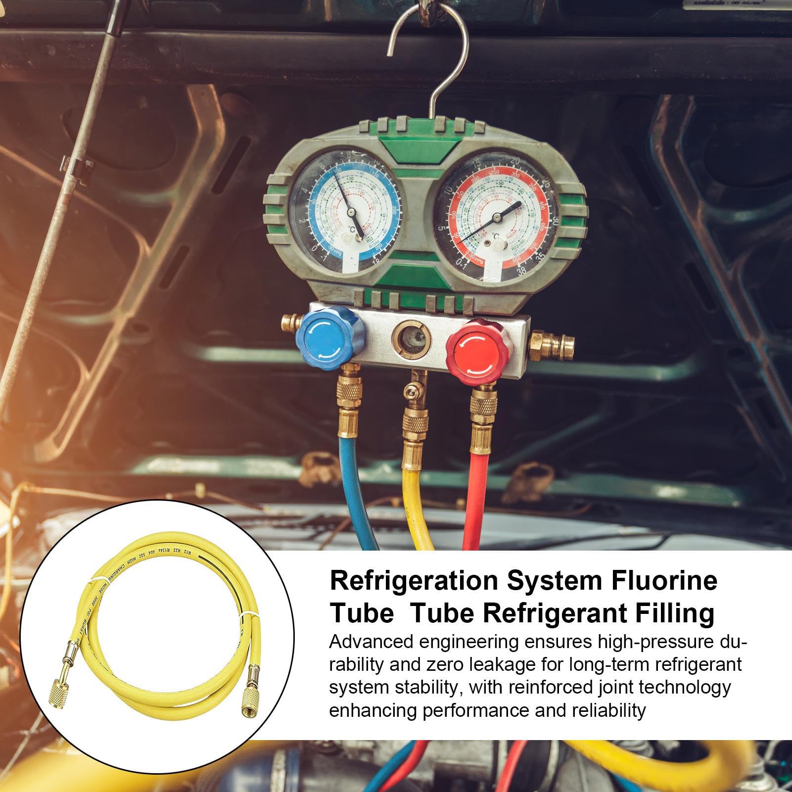Tubi Manometrici CVC - Tubo Di Riempimento Per Condizionatore D'aria Condizionatore,Tubi per Sistemi di Refrigerazione Precisione - Condizionatori d'aria, Automobili e Casa