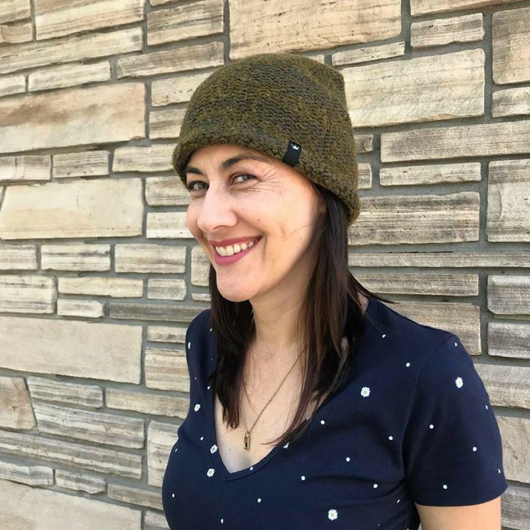 DohmIcebox Knitting Bronx Winter Wool Lichen Hat Beanie Skull Cap for Men and Women