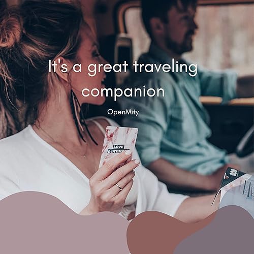 Miniatura 4 de OpenMity Caja de conversaciones significativas - Juego de iniciadores de conversación para parejas - Baraja de tarjetas de cita nocturna con 130