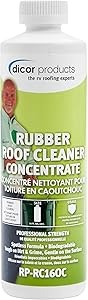 Dicor RP-RC160C Rubber Roof Concentrate - 16 oz Bottle for Deep Cleaning RV Roofs