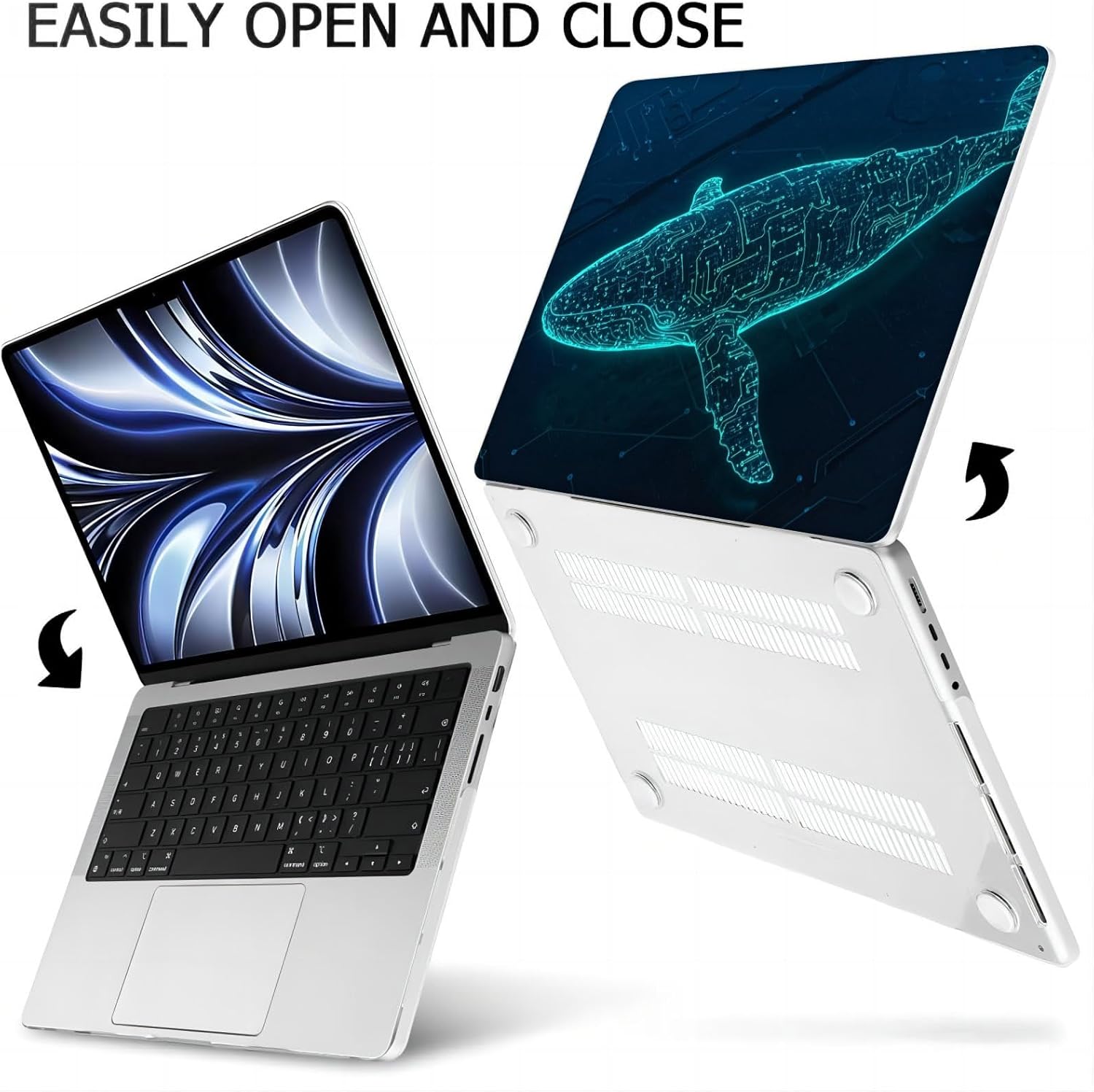 Compatible with MacBook Neo 13-inch, Hard Shell Case with Keyboard Cover and Screen Protector (A3404 A18 Pro chip, 2026 Release) - Whale MC21862