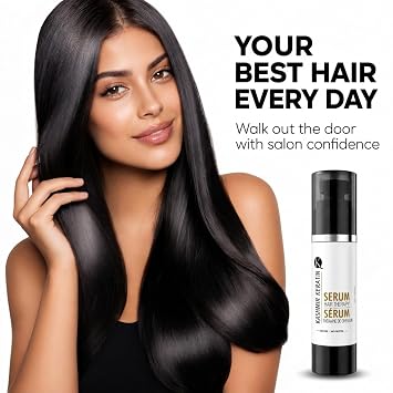 Hair serum for frizzy and damaged hair: Anti Frizz Hair Serum with Hydrating and Strengthening Properties. Non-Oily Hair Treatment Serum for Shine and Frizz Control (50ml / 1.69Fl. Oz)