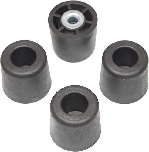 4 parachoques grandes extra altos #2-1 pulgada de alto x 1.10 pulgadas de ancho, hechos en Estados Unidos, resistentes y sin marcas para muebles,