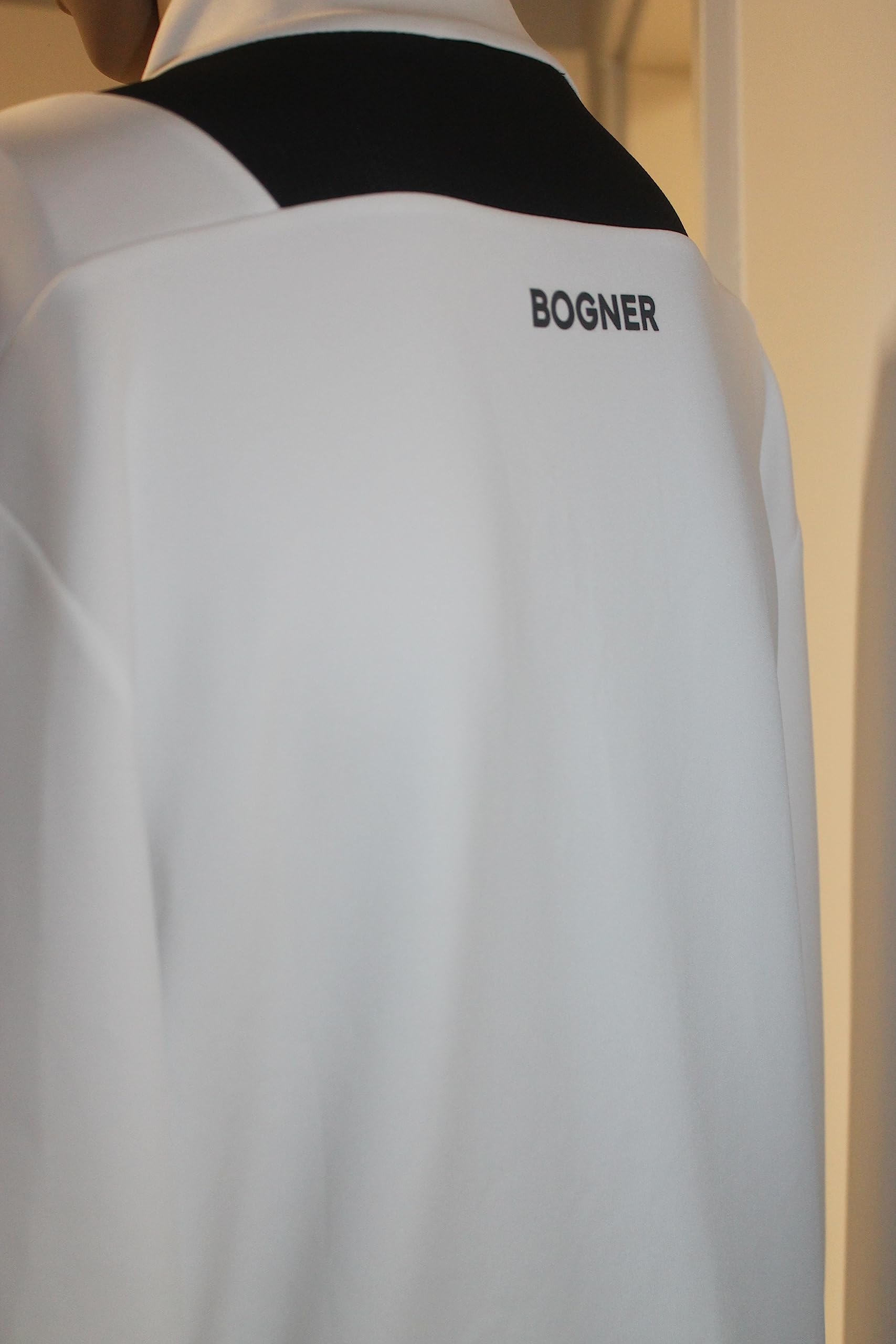 Bogner AKAI Herren Sport Tennis Golf Jacke Sweater Weiß Schwarz Größe L