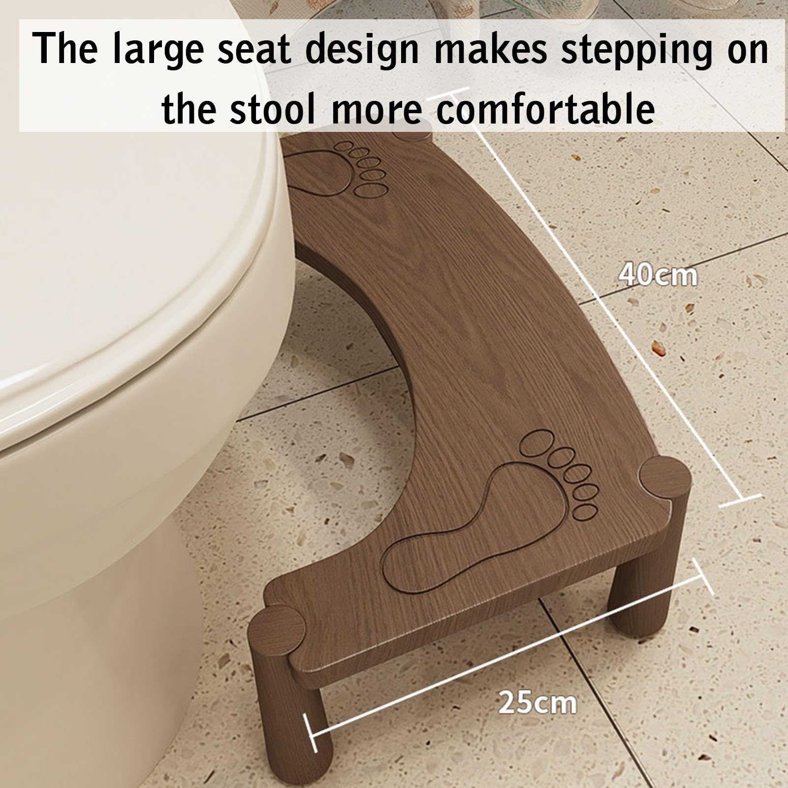 Marchepied en bois, tabouret de toilette for adulte, for salle de bain