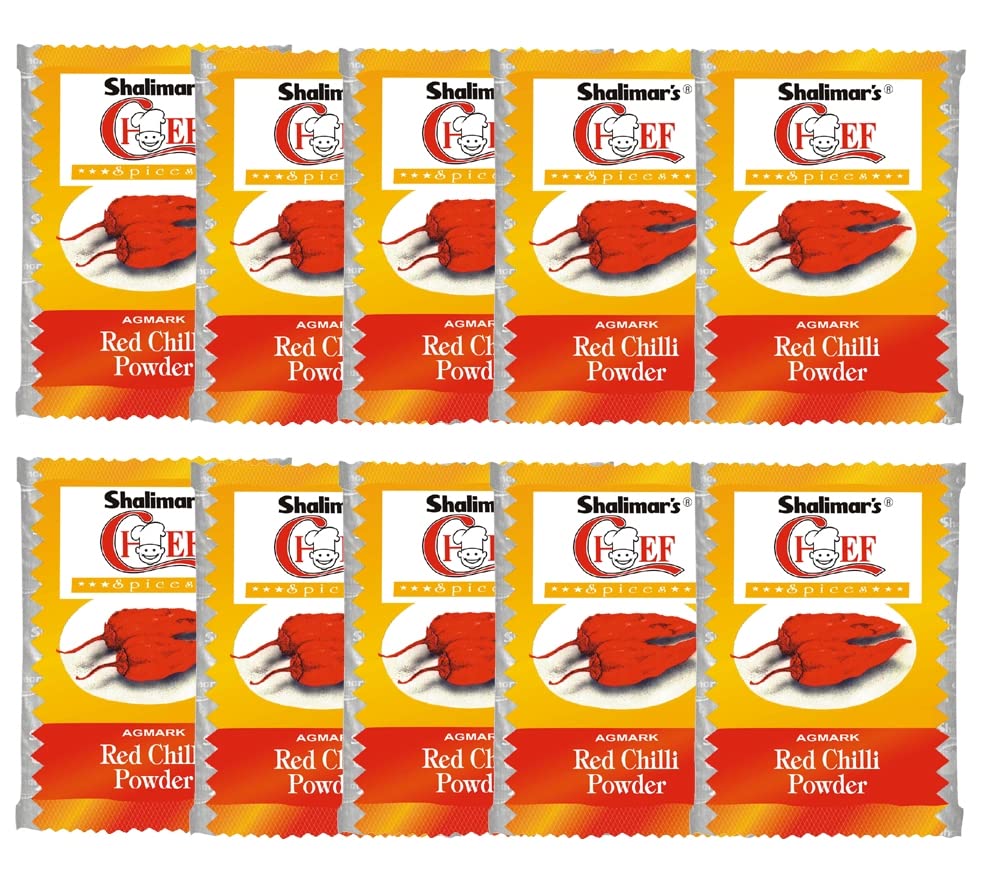 Shalimars Chef Red Chili Powder 50 g (Pack of 10) (B09T96JXGQ) Amazon Price History, Amazon Price Tracker