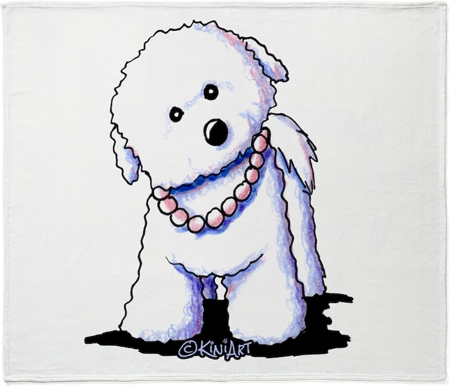 CafePress Bichon Frise Throw Blanket Super Soft Fleece Plush Throw Blanket, 60"x50"