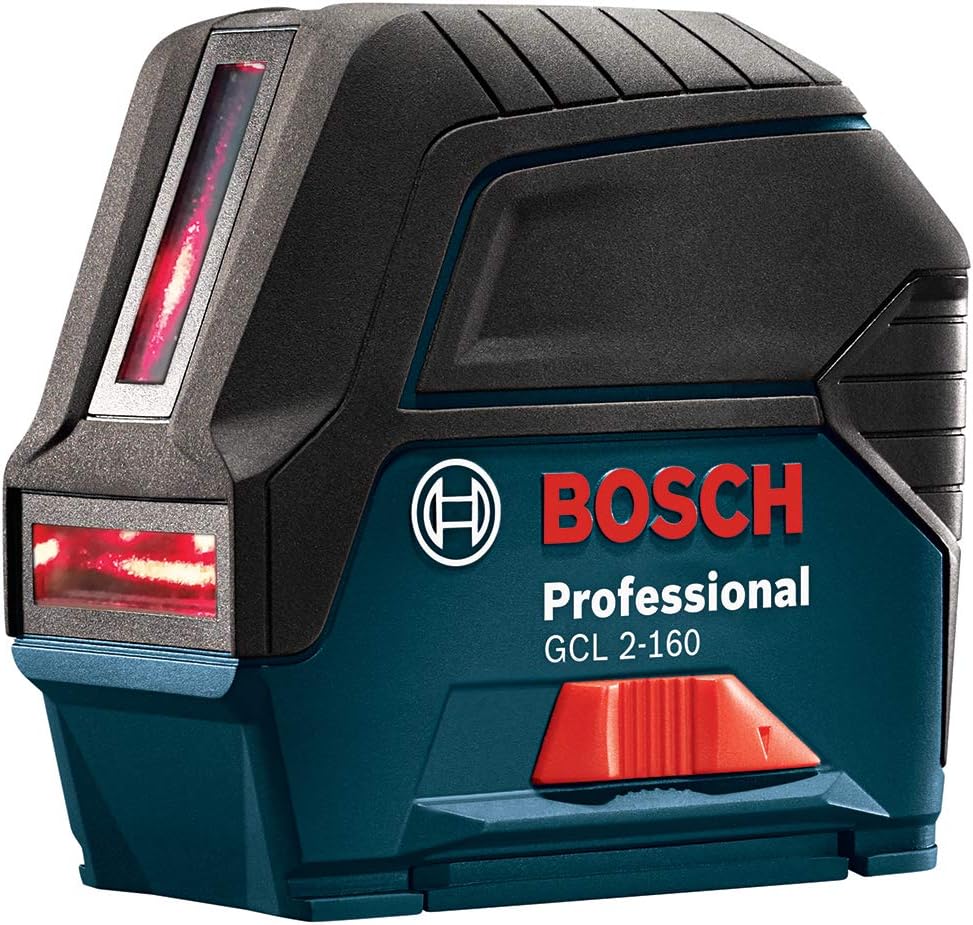 BOSCH 65 Ft. Self-Leveling Cross-Line Combination Laser with Plumb Points GCL 2-160 - - 