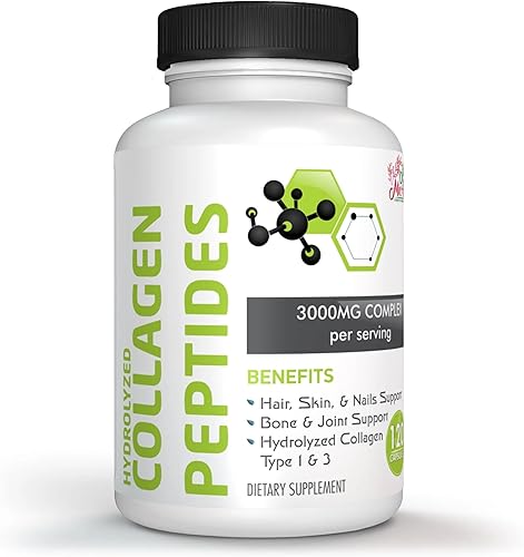 MilaMiAmor - Péptidos de colágeno Proteína hidrolizada para el cabello, piel, uñas, articulaciones, huesos, músculos e intestinos Fórmula de fácil