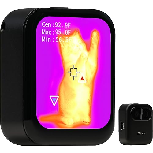Small Thermal Imaging Camera for Beginner – Mini Thermal Imager for Home Inspection, Infrared Hidden Camera Detector Gadget 80×60 IR Resolution