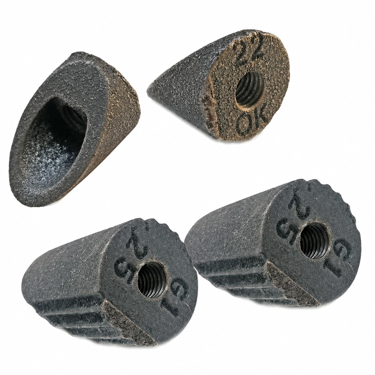4 Pack Bike Stem Wedge Nuts, Iron Bicycle Stem Replacement Parts