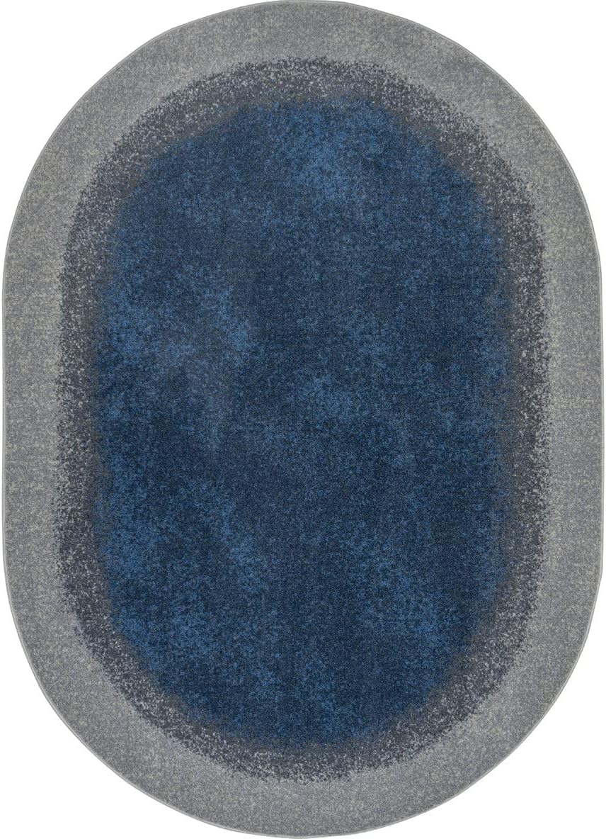 7 ft. 8 in. x 10 ft. 9 in. GChildren Rounded Children Round Rug Marine