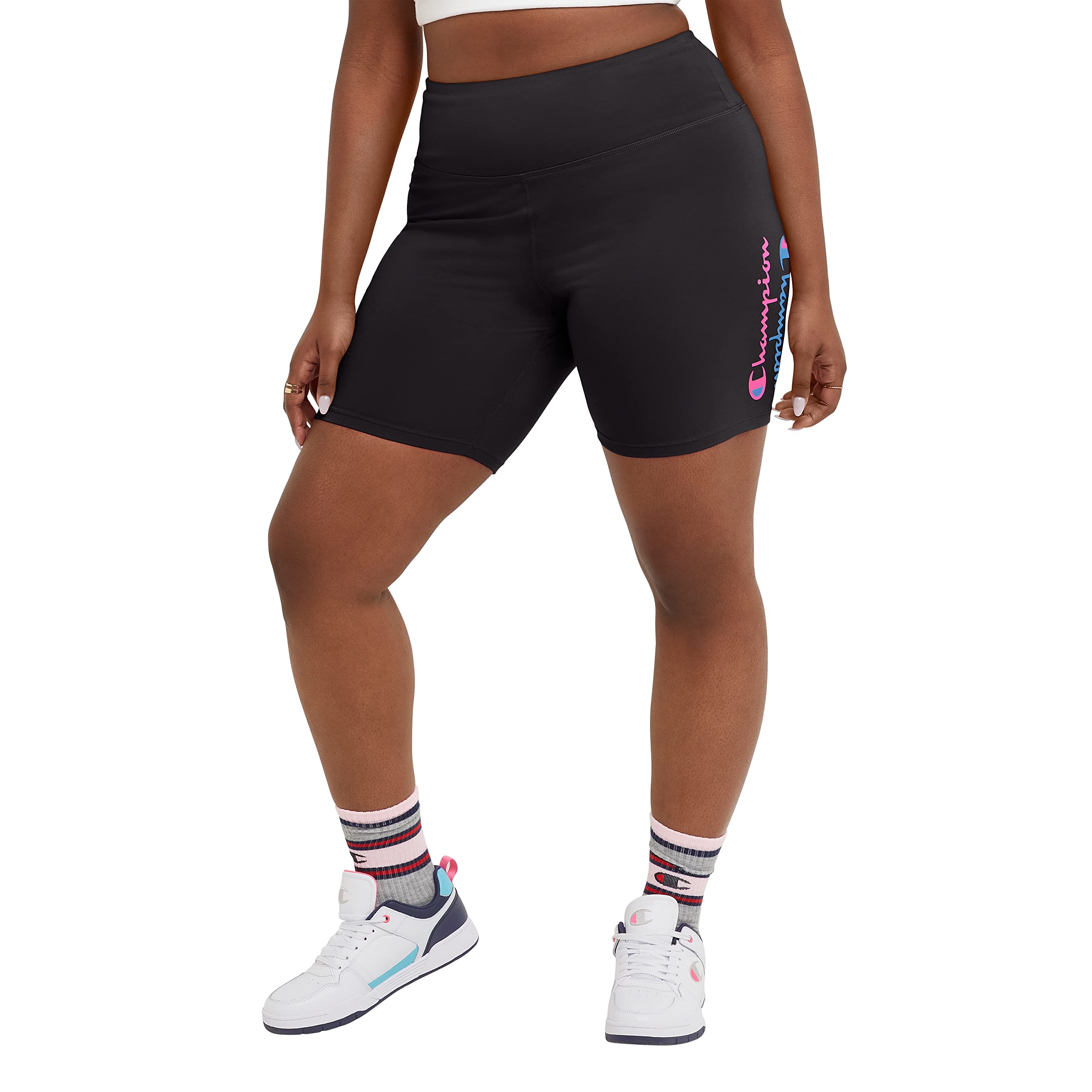 Amazon Champion Plus Size Biker Shorts Bike Shorts Champion Plus