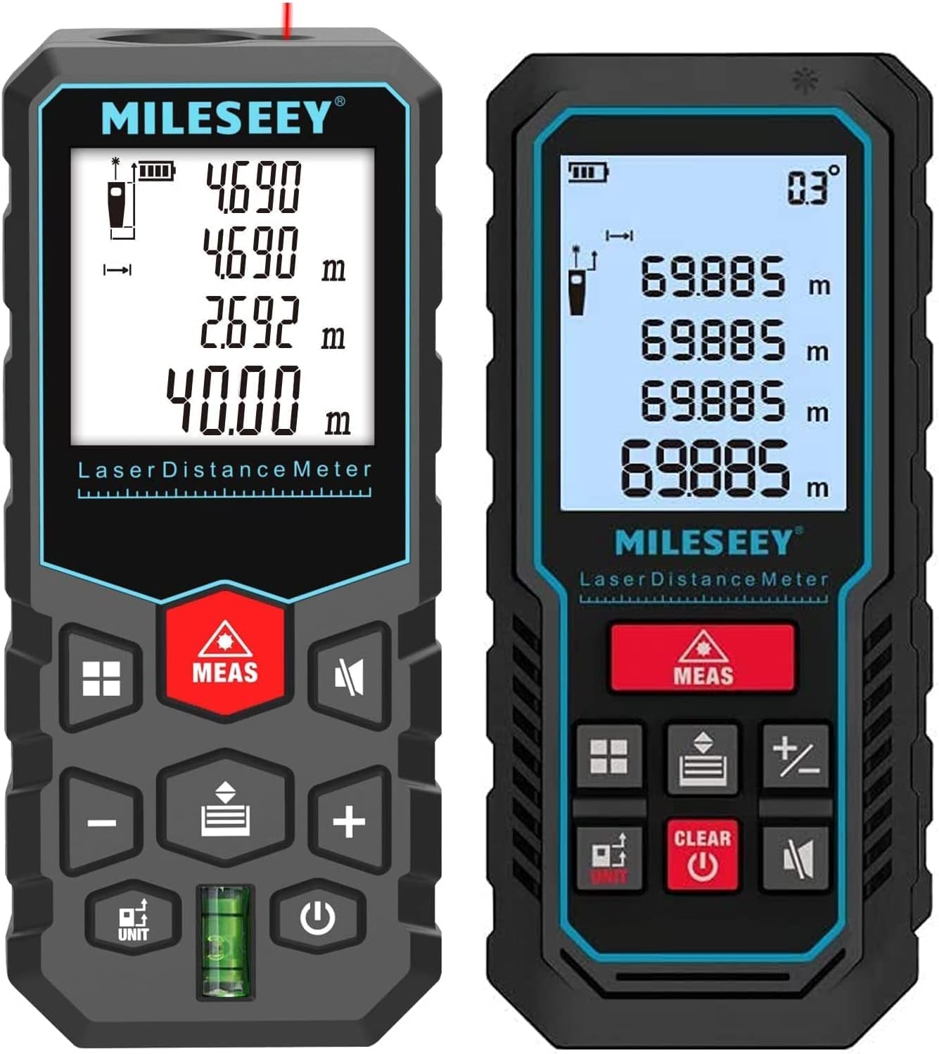 Laser Measure Device, MiLESEEY 229ft Digital Laser Tape Measure with Upgrade