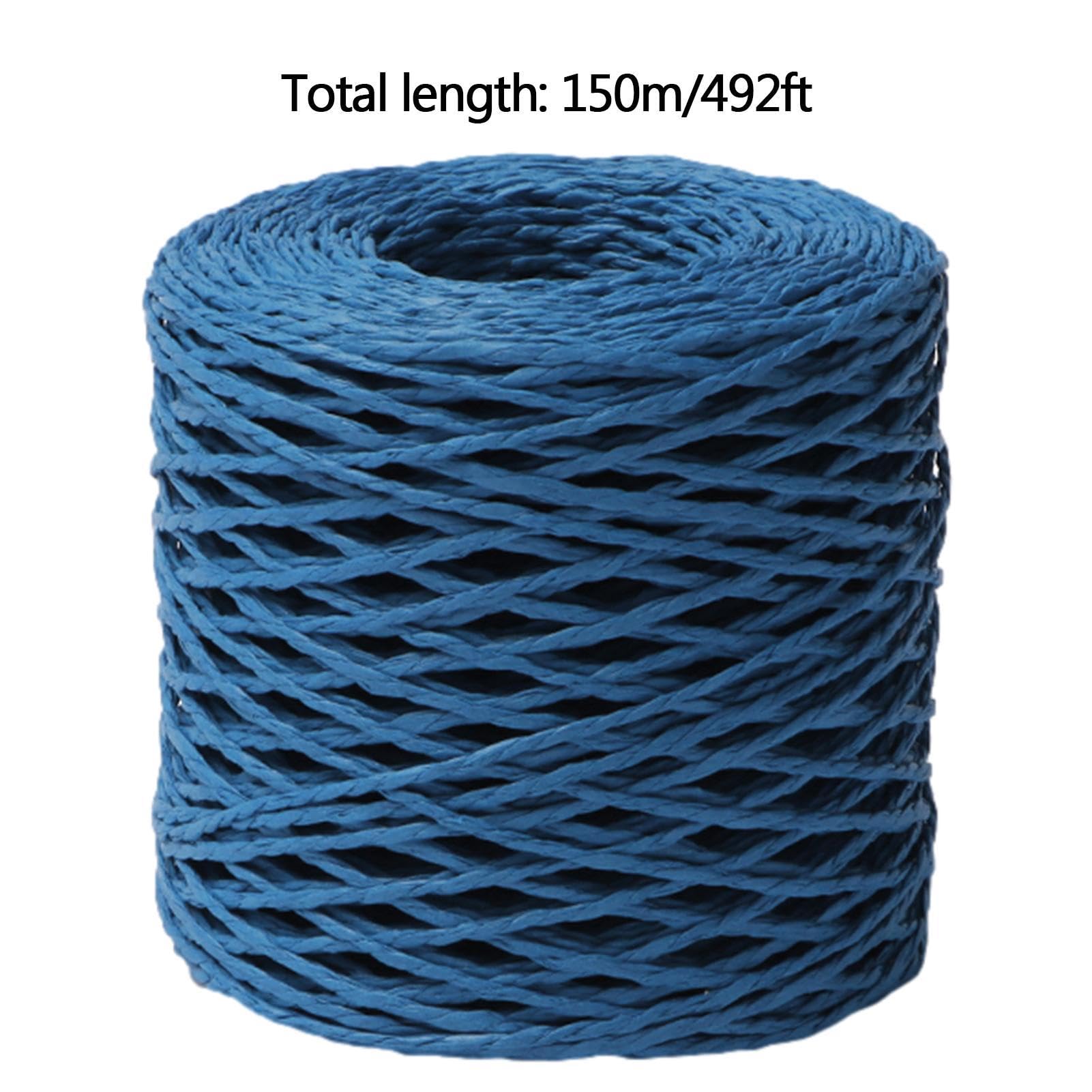 Raphia Naturel En Rouleau - 150 G, Ficelle De Papier - Pour Emballage Cadeau, Décoration, Jardinage, DIY
