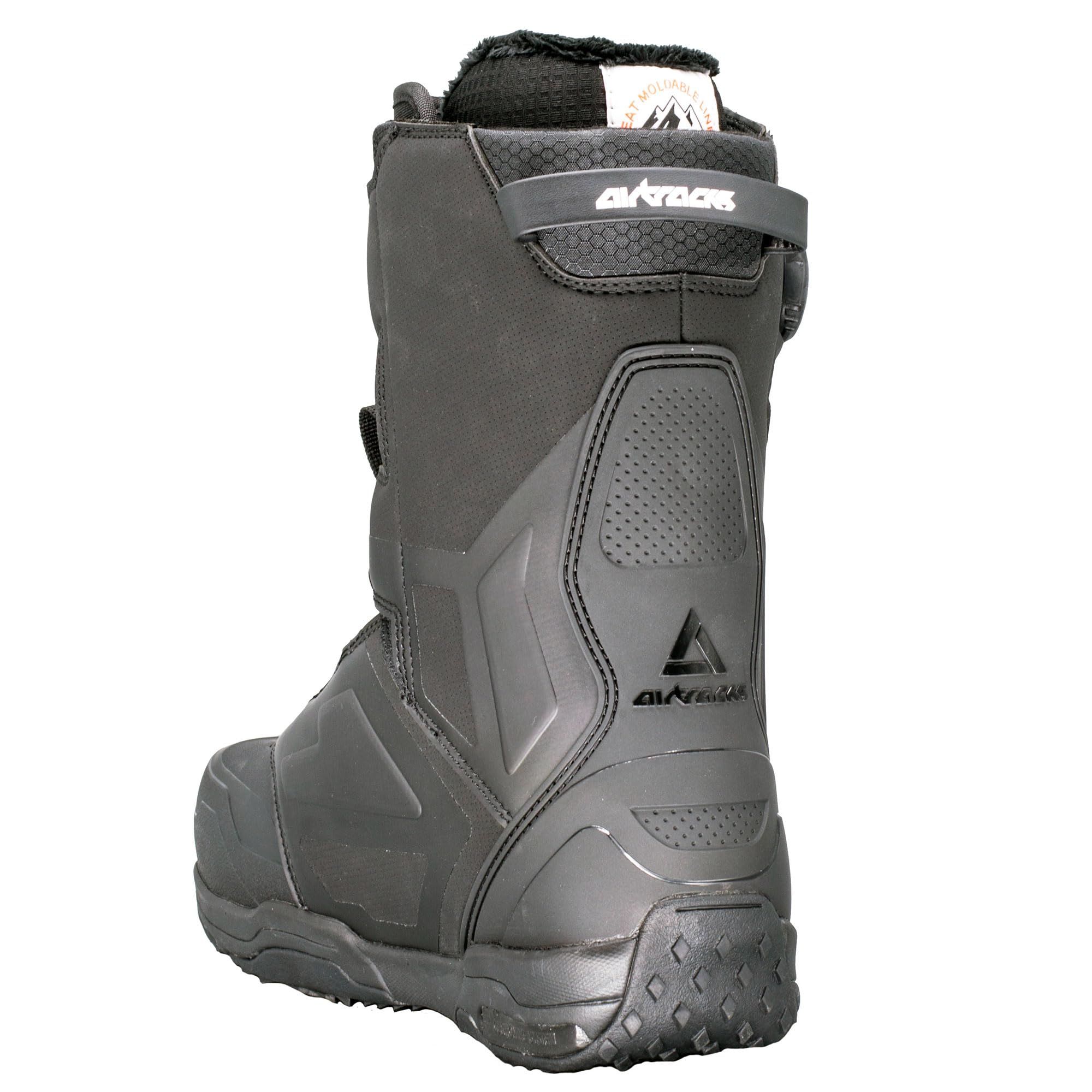 Airtracks Snowboard Boots Master Pro ATOP Moz DUAL Zone Speed Lacing Snowboardschuhe - QL Snowboardboots - Schwarz