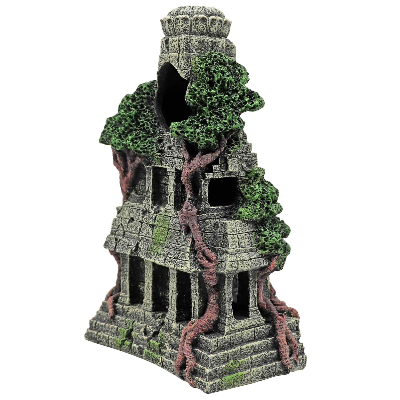 Decoracion Acuario Estatua De Buda Decoración Acuario Escondidos Cueva, ​Adornos para Acuario Decoracion Piedras 27 X 15 X 9.3 CM
