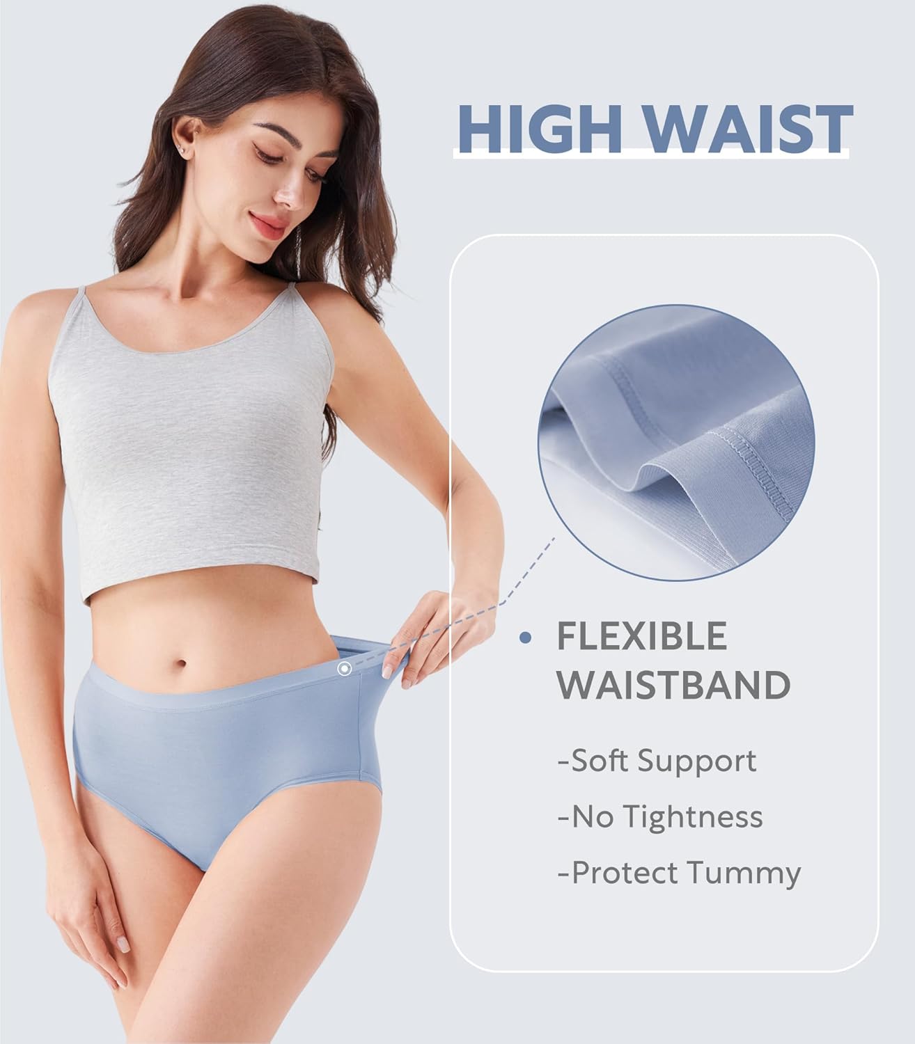 DAVID ARCHY Womens Underwear, Bamboo Rayon Women's Briefs - Moisture Wicking Panties, Soft & Breathable, 4 Pack - Image 5