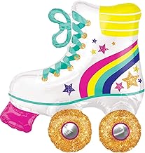 Anagram 39602 Roller Skate Foil Mylar Party Balloon, 30", Multicolor, Pack of 1