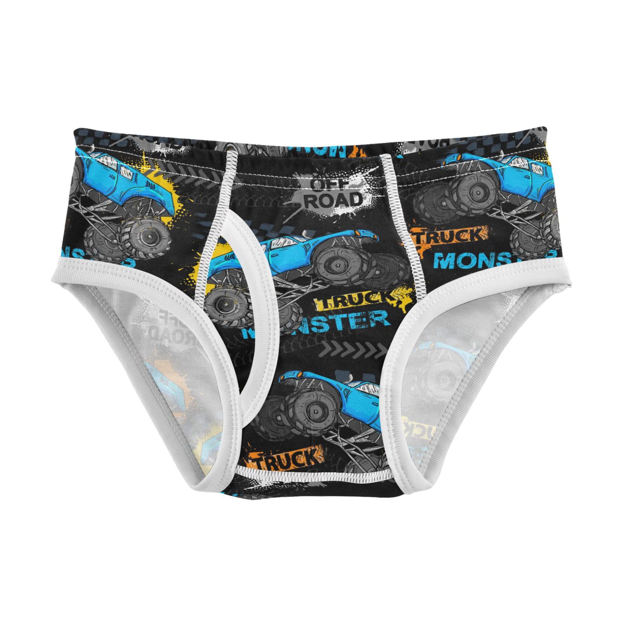 Fisyme Boys Underwear Soft Cotton Kids Toddler Briefs Underwear
