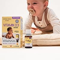 Vista 10 de Gotas de vitamina D3 para bebés – 400 UI por dosis Formulación natural y limpia para bebés y niños pequeños Suministro para 100 días