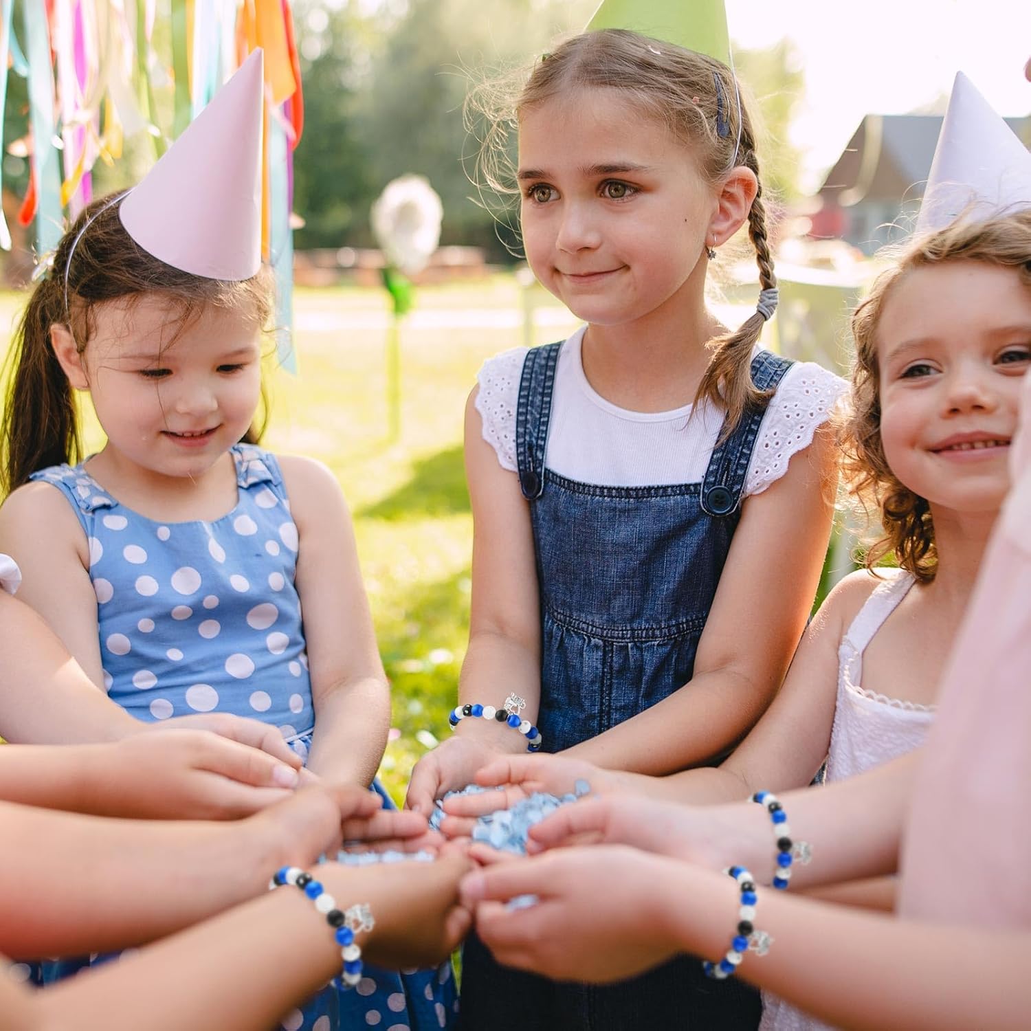 Quelay 12 Pcs Cheer Bracelet Bulk Cheer Team Gifts Cheerleading Charm Bracelet Sports Jewelry Accessories - Image 5