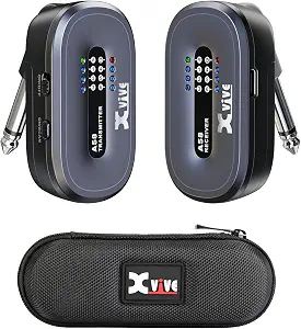 Xvive A58 Wireless Guitar System 5.8GHz Wireless Transmitter and Receiver for Electric and Acoustic Guitars