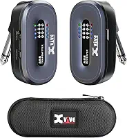 Xvive Sistema De Guitarra Sem Fio A58 5.8 Ghz Transmissor E Receptor Para Captação Ativa Ou Passiva Baixo Elétrico/Acústico
