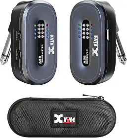 Xvive Sistema De Guitarra Sem Fio A58 5.8 Ghz Transmissor E Receptor Para Captação Ativa Ou Passiva Baixo Elétrico/Acústico