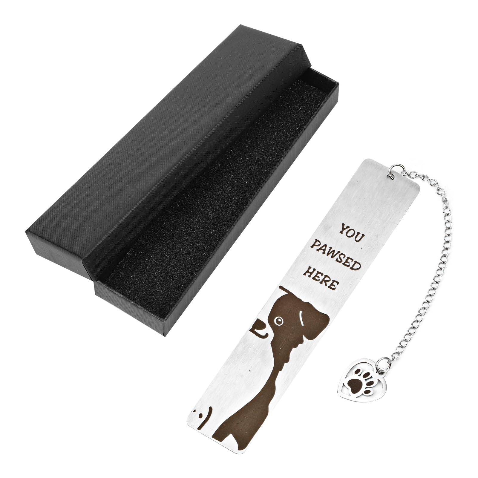 Book Marks for Reading Women, Funny Dog Bookmark with Box Dog Lover Gifts Dog Book Marks for Reading Border Collie Bookmark Birthday Gift for Dog Lovers Book Lovers Women Men
