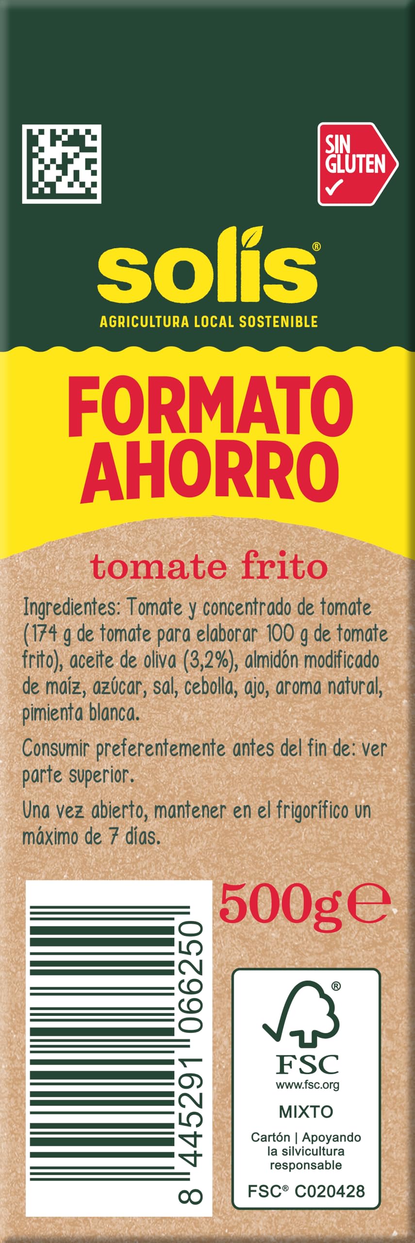 Solis Salsa de tomate COMBI OLIVA 12 x 500 g