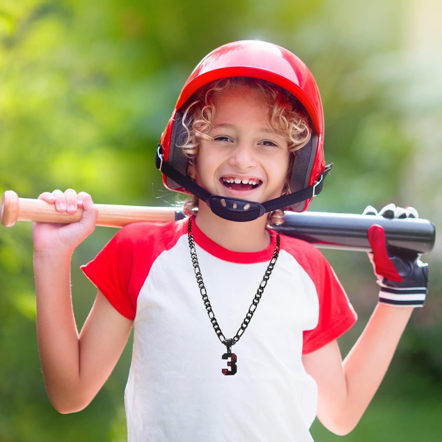 Personalized Jersey Number Necklaces for Mens,Athletes Stainless Steel Sport Number Pendant Chain for Boys Baseball/Softball Team Inspiration Jewelry with Gifts - Image 7