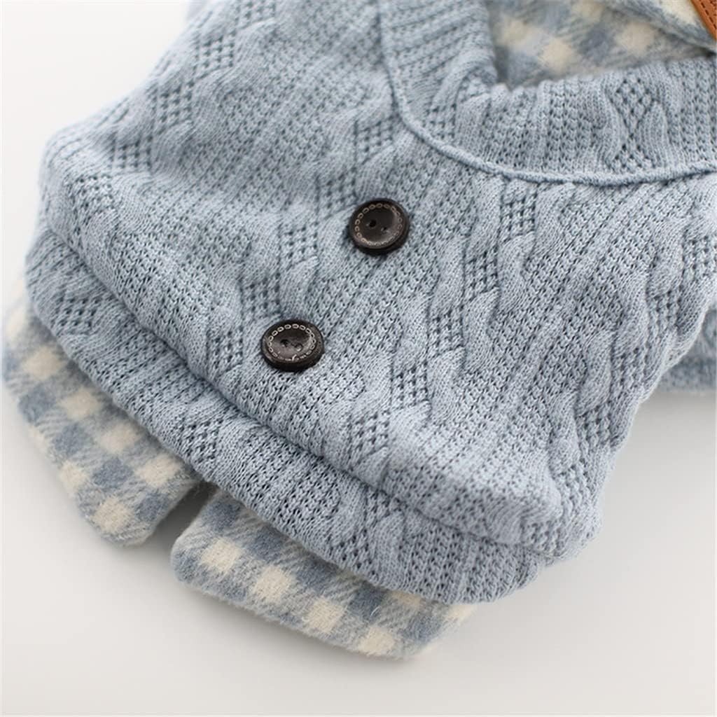 Warm Winter Dog Sweater Coat Soft Liner Clothes for Dogs Teddy Bichon (Color : B Size : M Code) (A S code)