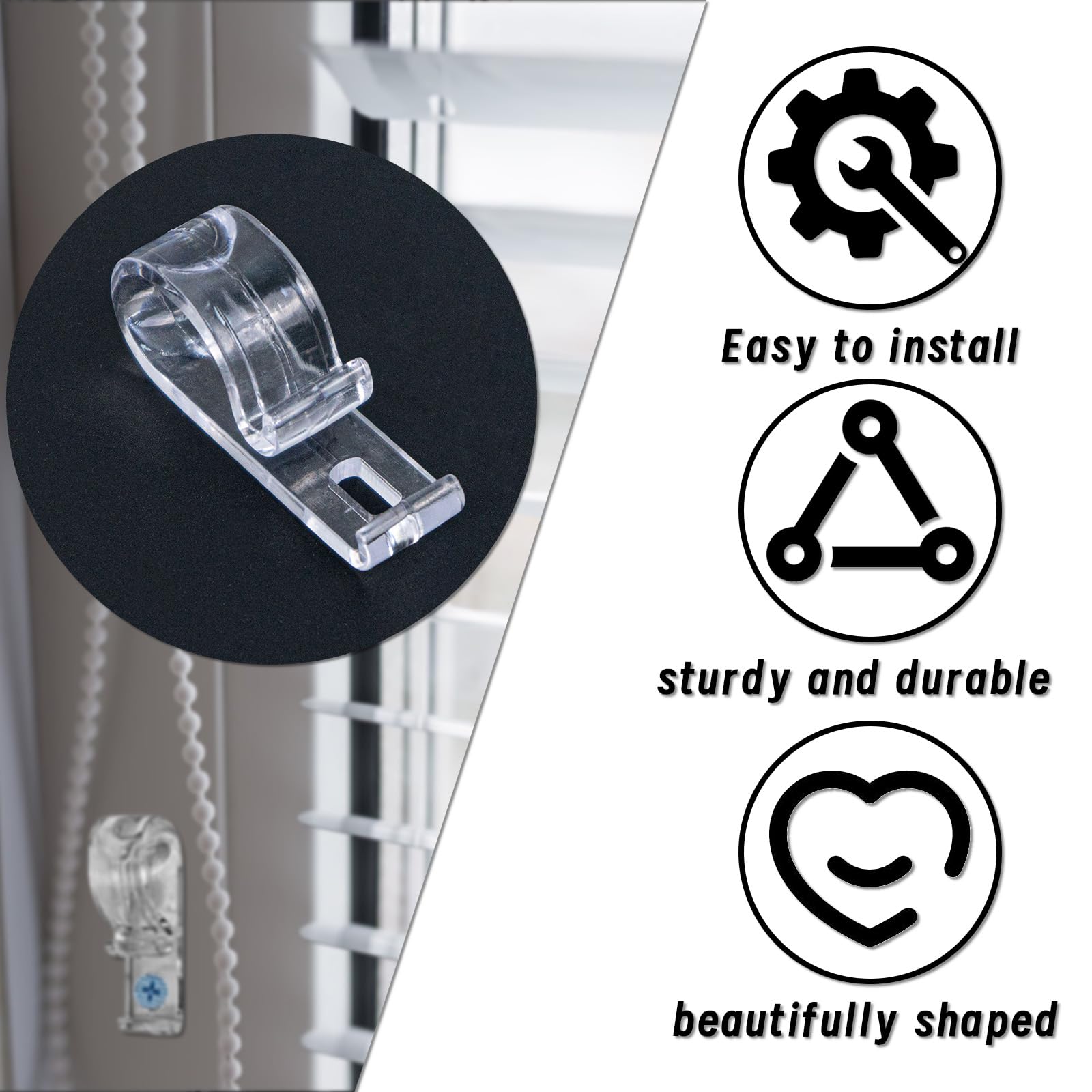 Vertical Blind Cord Holder Clear Roller Blind Chain Cord Safety