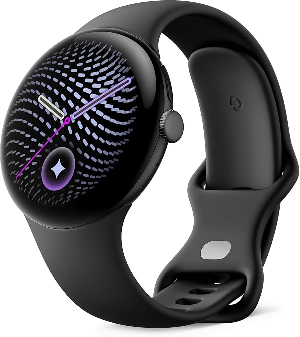 Google Pixel Watch 5 (45mm) - Android Smartwatch - Obsidian - Wi-Fi | Gemini Intelligence, domed display, comprehensive health and fitness tracking