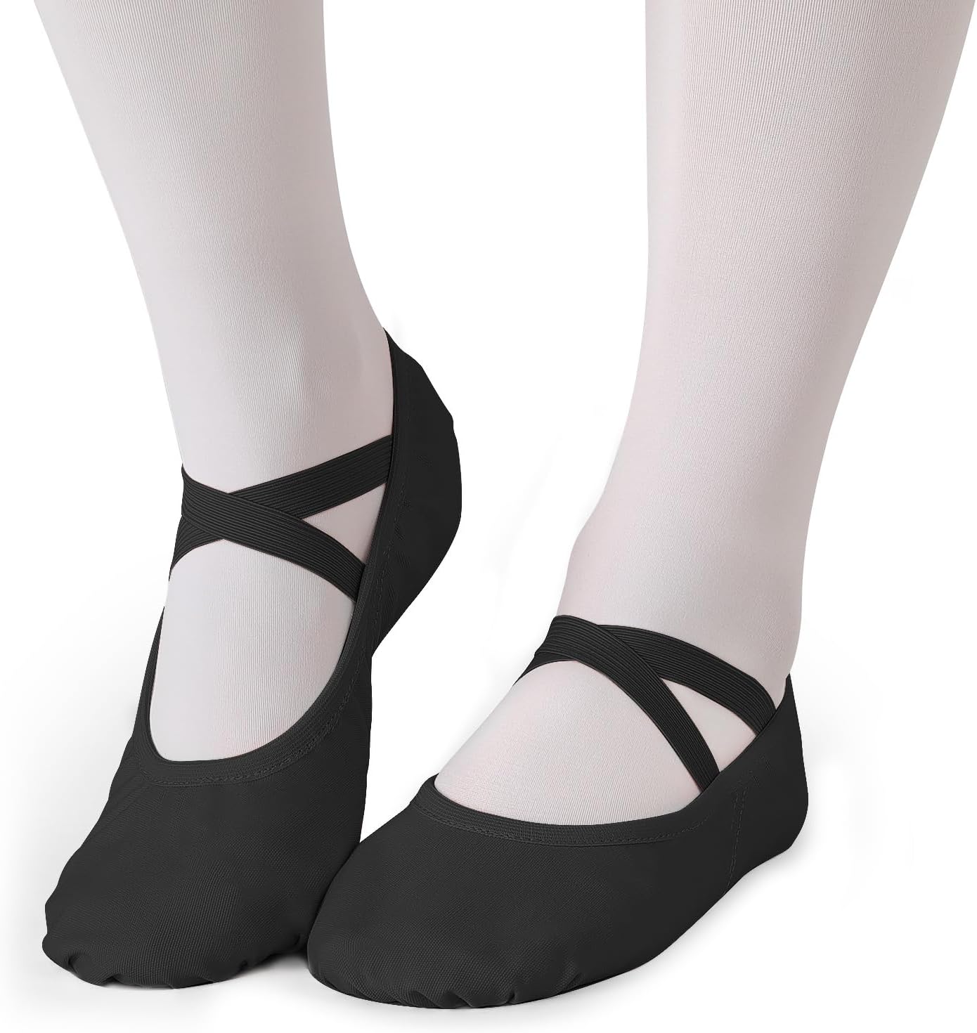 TXJ Sports Ballet Shoes for Women Girls, Women's Ballet Slipper Canvas Dance Shoes Split Sole Yoga Dance Flats - Image 2