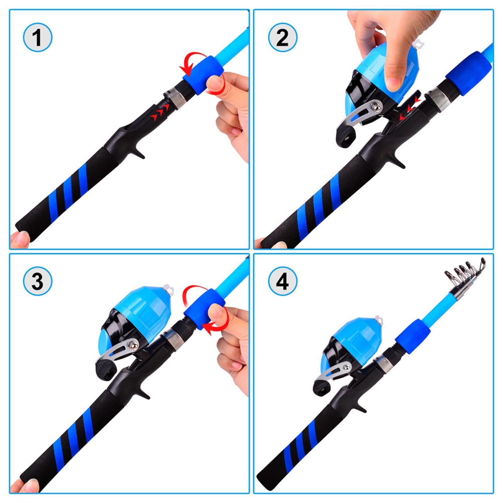 Wędka dla dzieci, miękka teleskopowa wędka dla dzieci z torbą, akcesoria wędkarskie, wędki i kołowrotki do survivalu, przerwy w dostawie prądu, kemping