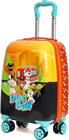 Mala Infantil Escolar/Viagem Com Giro 360º Skeet Resistente Dog Duty
