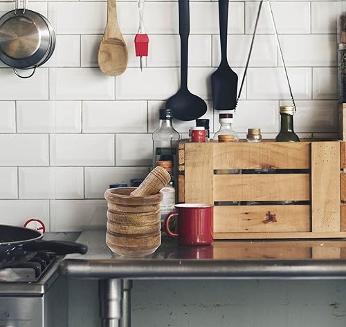 Miniatura 3 de Palais Essentials Mortier - Juego de mortero y maja de pilón 425 pulgadas de alto x 39 pulgadas de diámetro estilo D