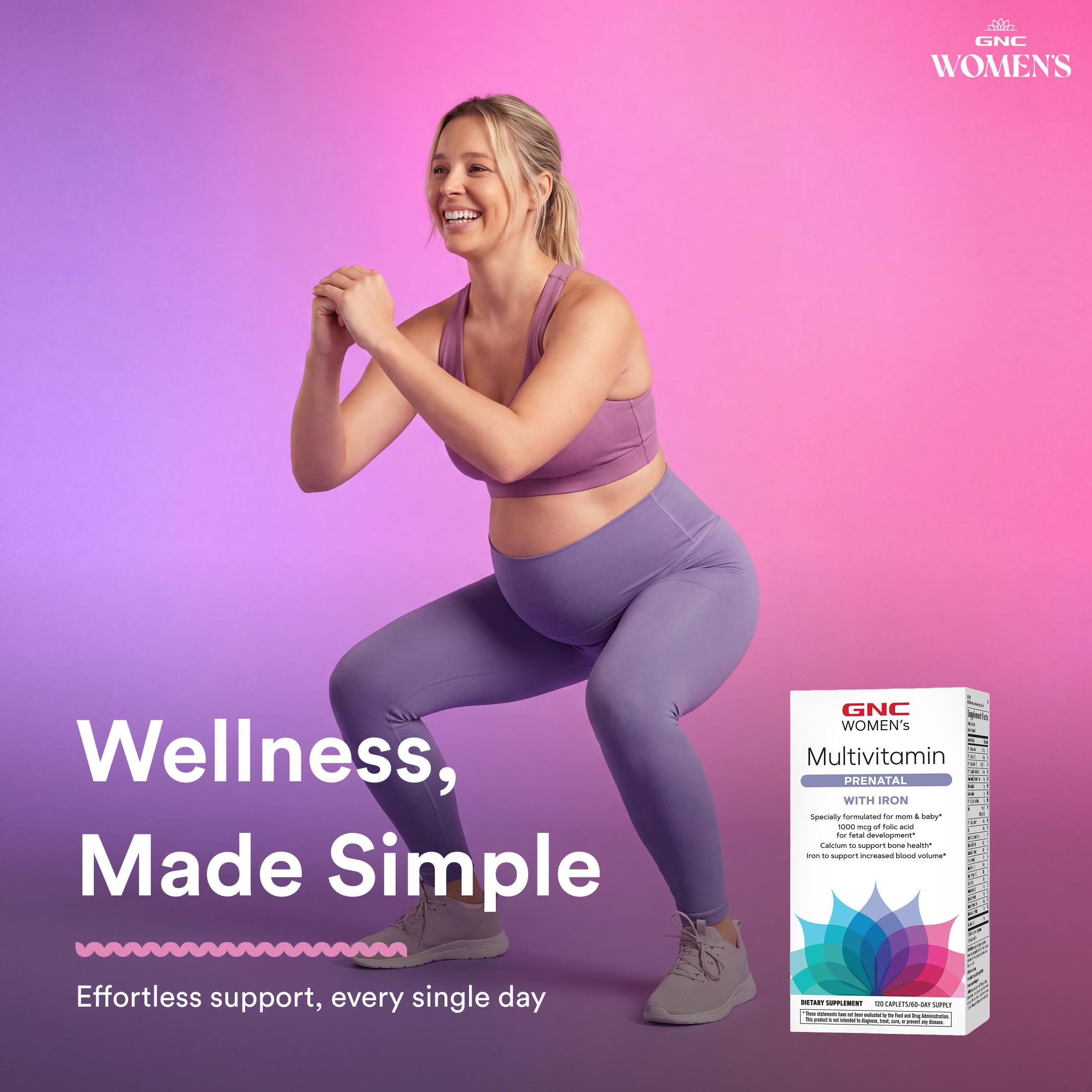 GNC Prenatal Formula da donna con ferro