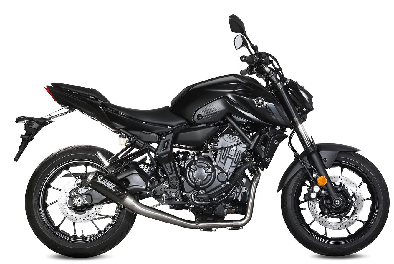 mivv scarico completo racing nocat mk3 carbonio compatibile con yamaha mt07 mt-07 2023 2024 mototopgun