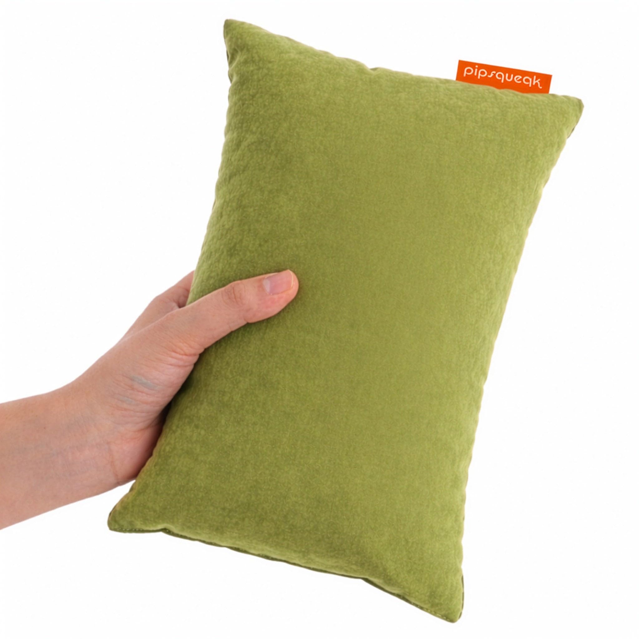 Urban Infant Olive Pipsqueak Small Pillow - Mini 11X7 - Tiny Pillow For Travel, Dogs, Kids And Chairs
