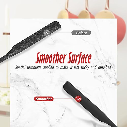 Miniatura 2 de Garantía permanente Rascador de tarro de silicona, 1 unidad resistente al calor, crema mantequilla, pasteles, mezcla, antiadherente, flexible,